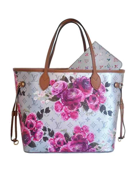 louis vuitton neverfull flower|louis vuitton neverfull buy online.